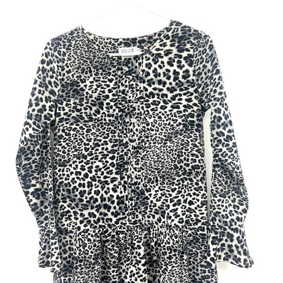 Molly Bracken Leopard Print Drop Waist Dress Women's Size Small - Picture 2 of 7